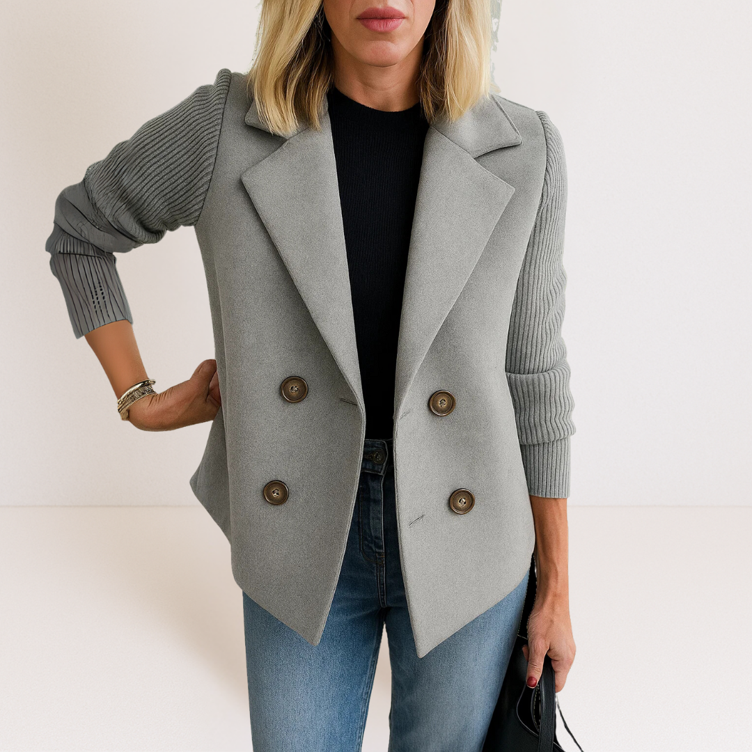 Charlotte Knit Sleeve Blazer