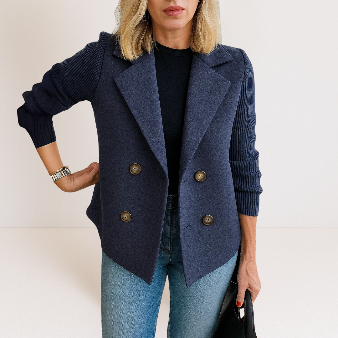 Charlotte Knit Sleeve Blazer