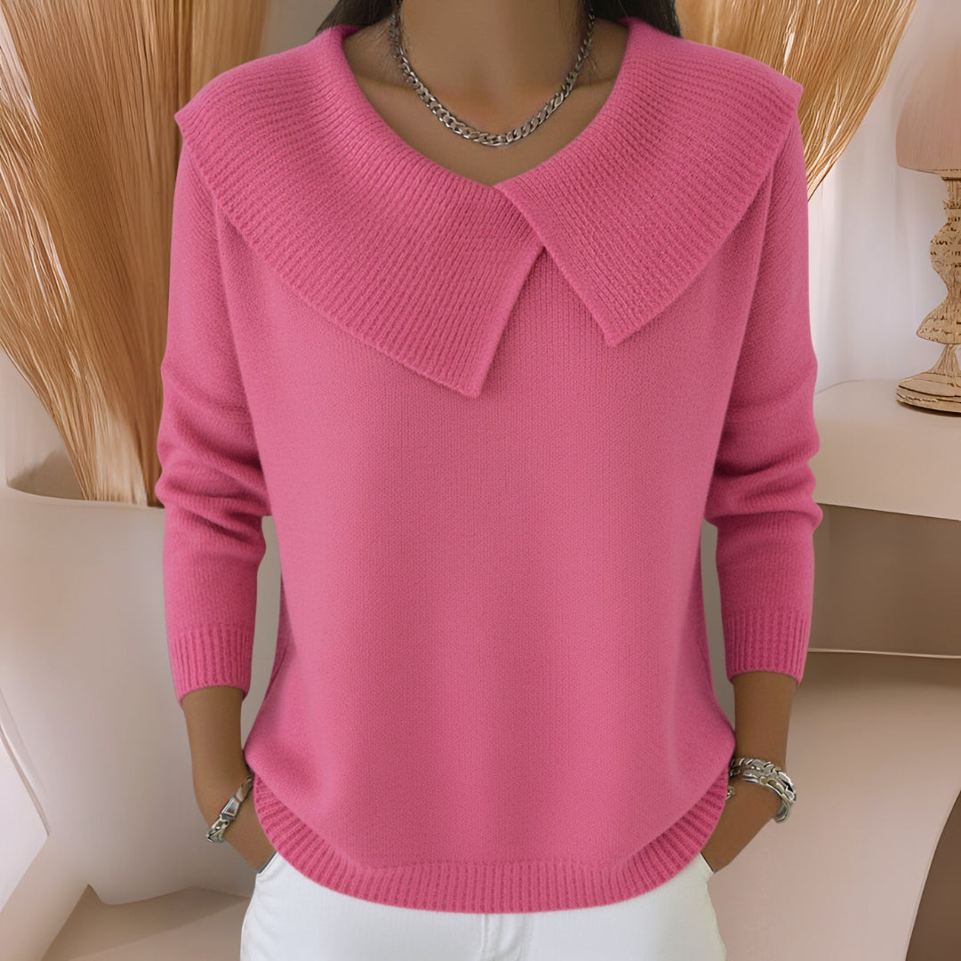 Wendy Jumper with Soft Collar