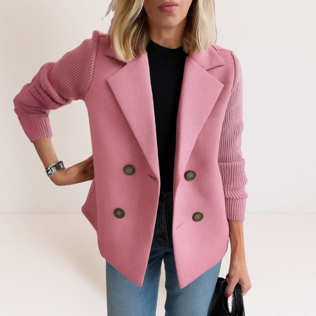 Charlotte Knit Sleeve Blazer