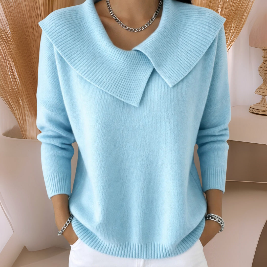 Wendy Jumper with Soft Collar