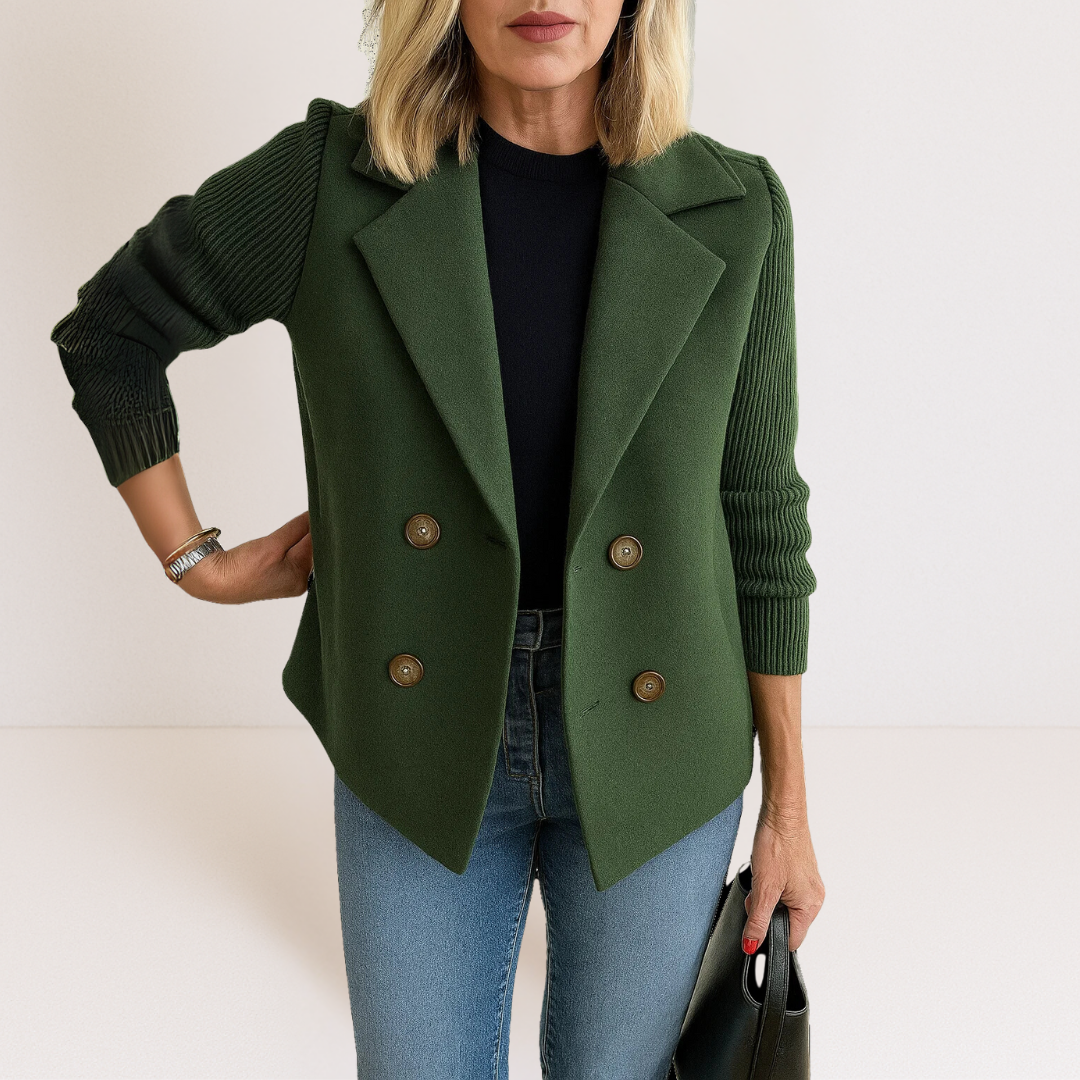 Charlotte Knit Sleeve Blazer