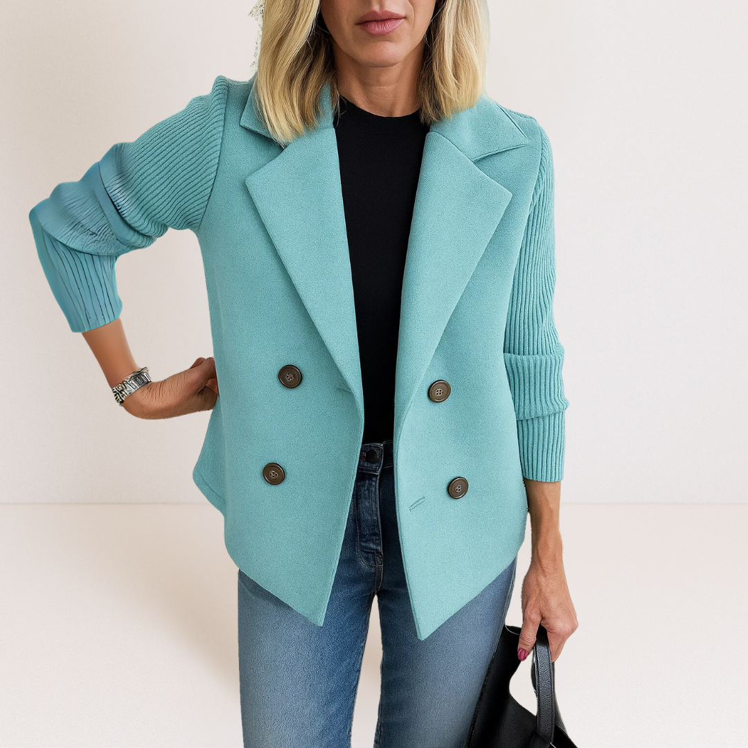 Charlotte Knit Sleeve Blazer