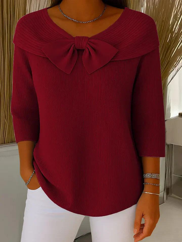 Patricia Elegant Jumper with Bow