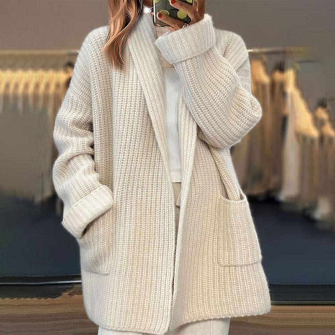 Ava Warm Soft-Touch Knit Cardigan