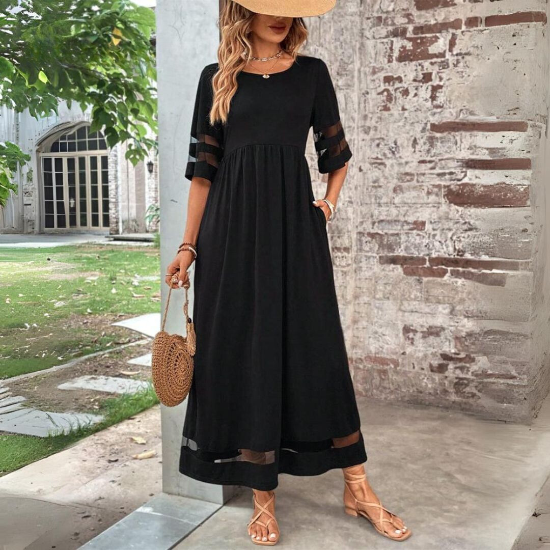 Rebecca Flattering Tummy-Smoothing Midi Dress