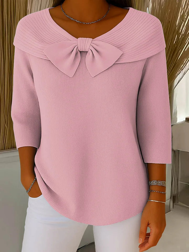 Patricia Elegant Jumper with Bow