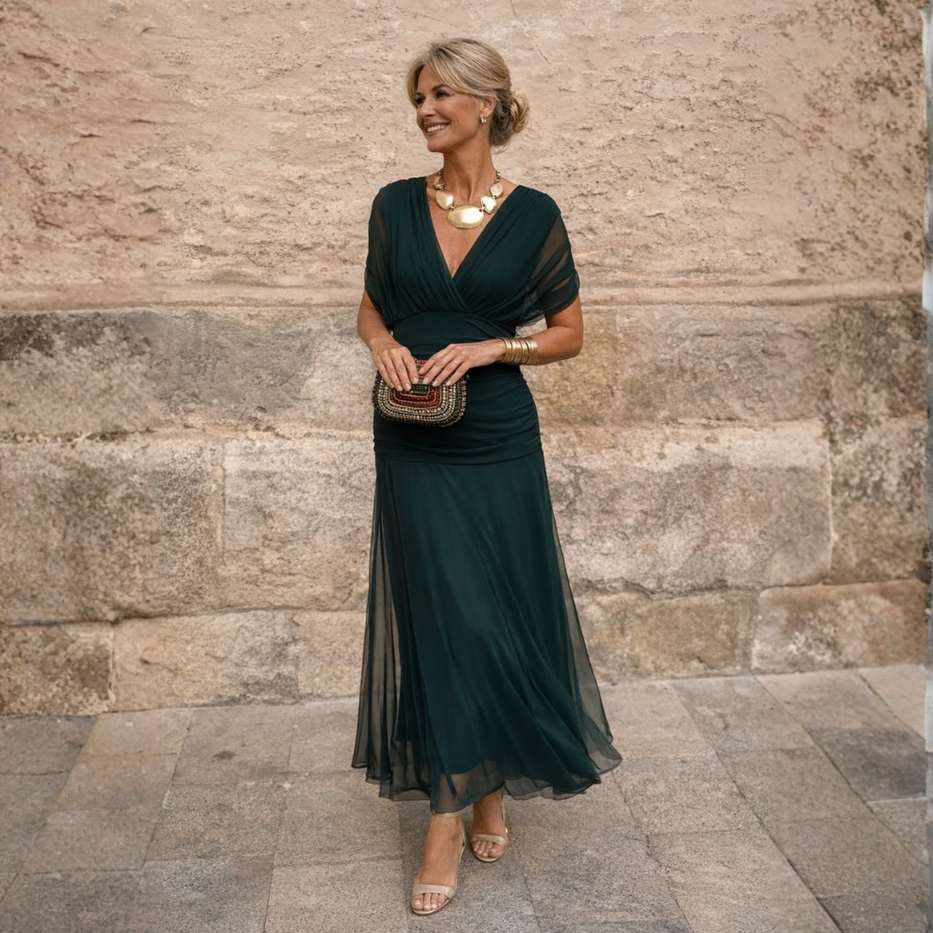 Zoe Off-Shoulder Midi Dress