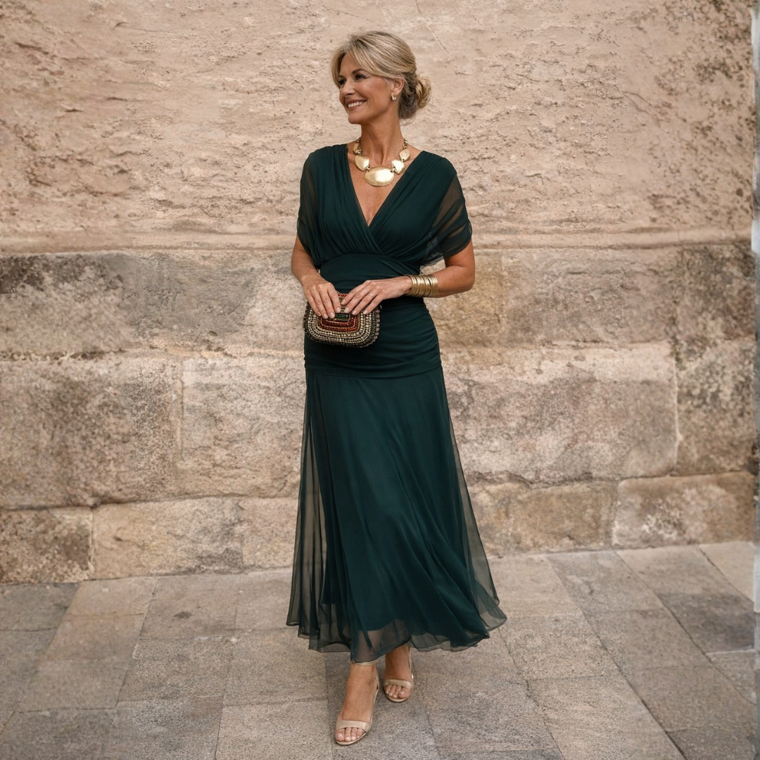 Zoe Off-Shoulder Midi Dress
