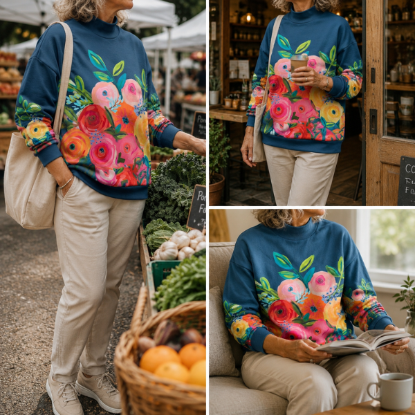 Glenys Garden Turtleneck Jumper