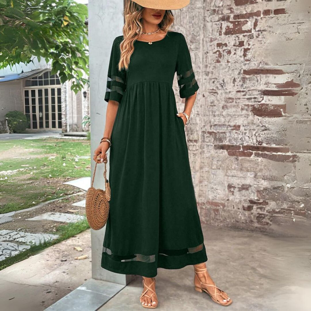 Rebecca Flattering Tummy-Smoothing Midi Dress