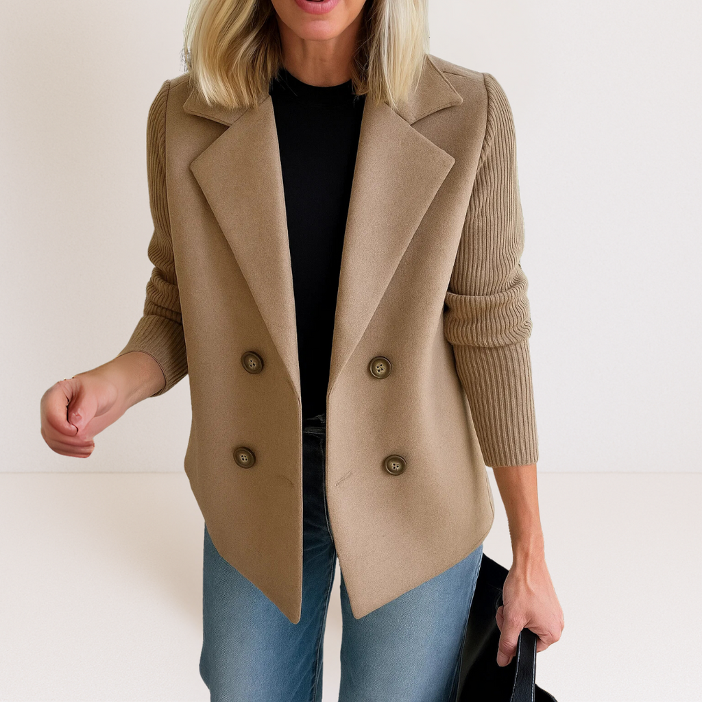 Charlotte Knit Sleeve Blazer
