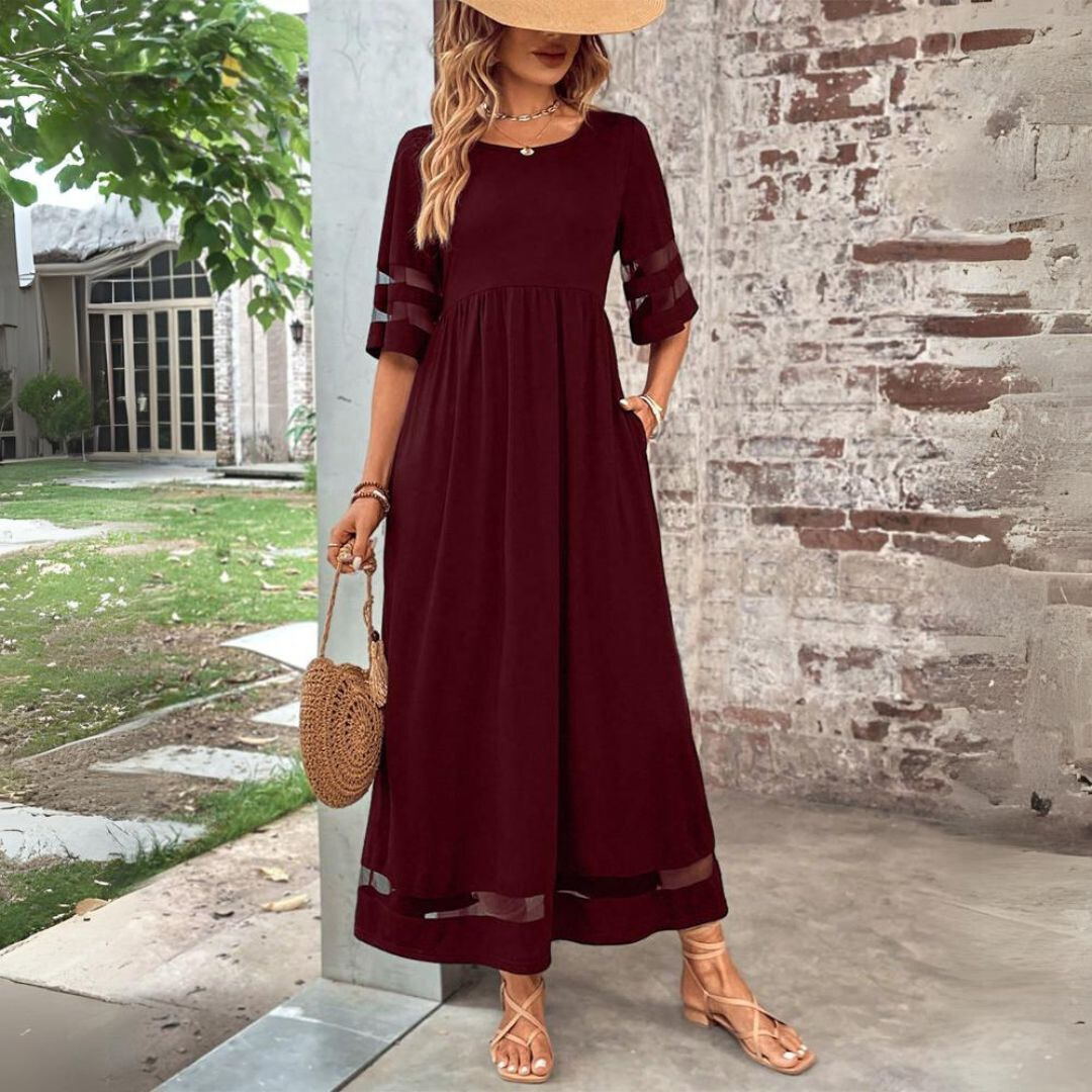Rebecca Flattering Tummy-Smoothing Midi Dress