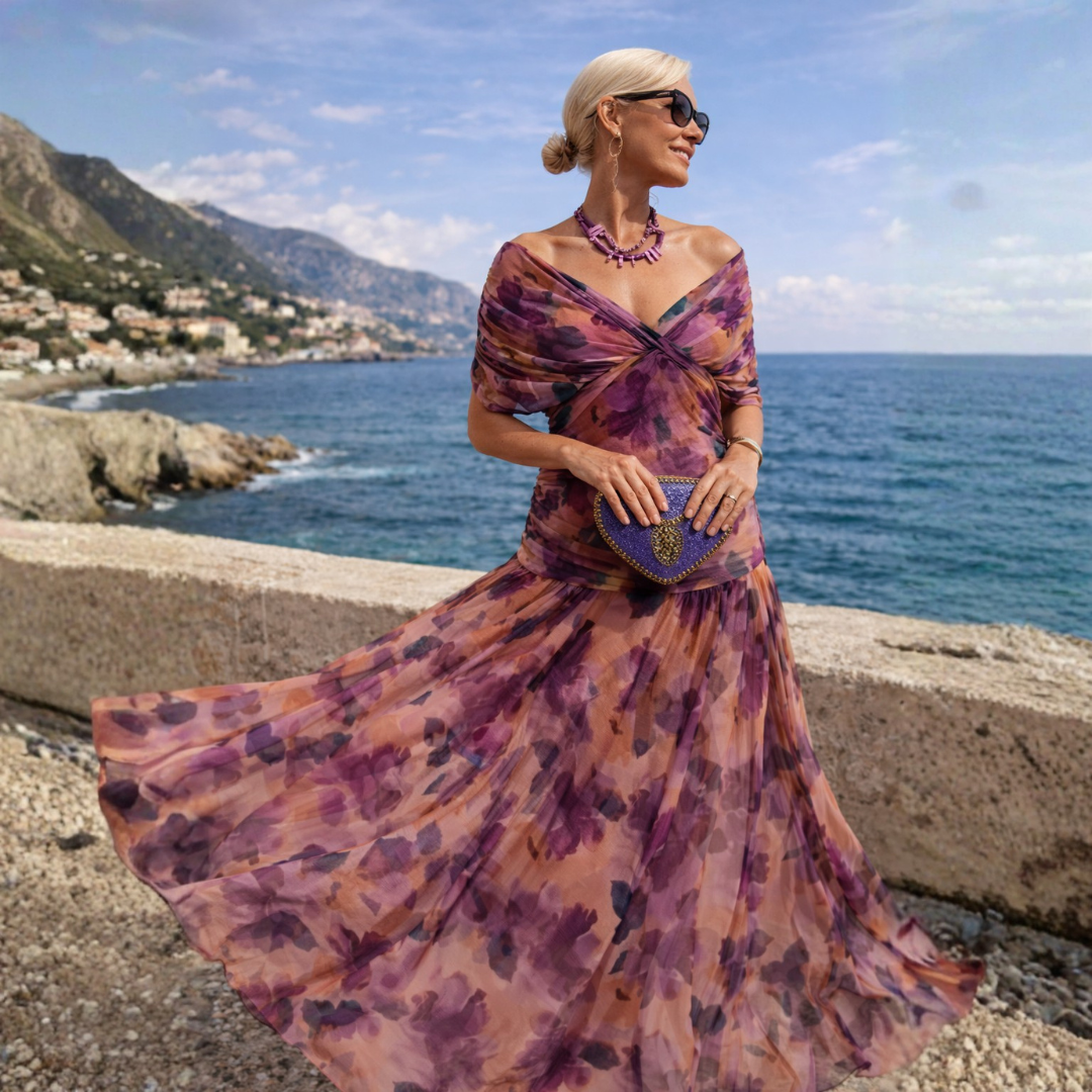 Zoe Off-Shoulder Midi Dress