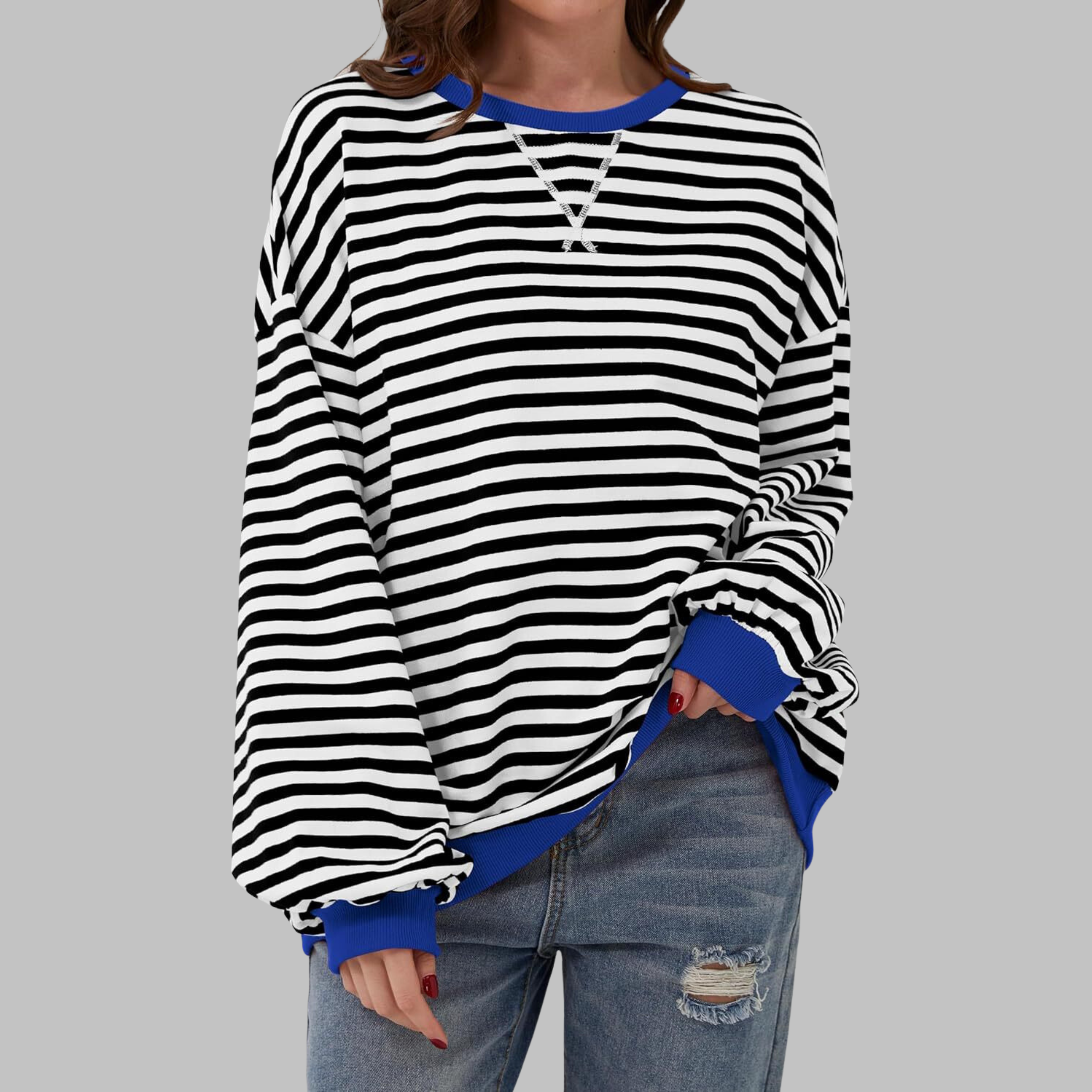 Jennifer Casual Striped Long Sleeve