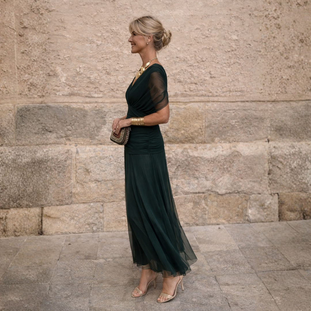 Zoe Off-Shoulder Midi Dress