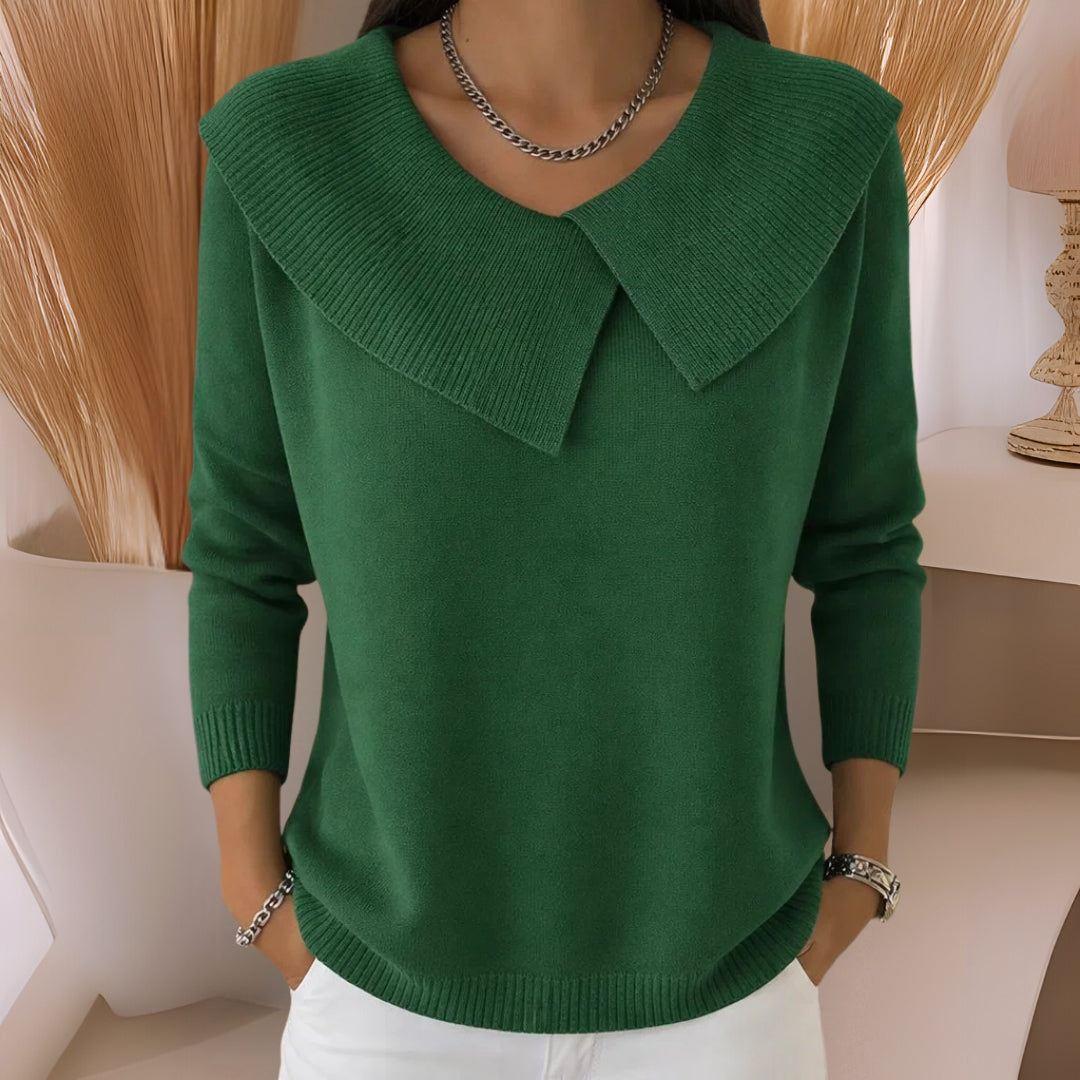 Wendy Jumper with Soft Collar