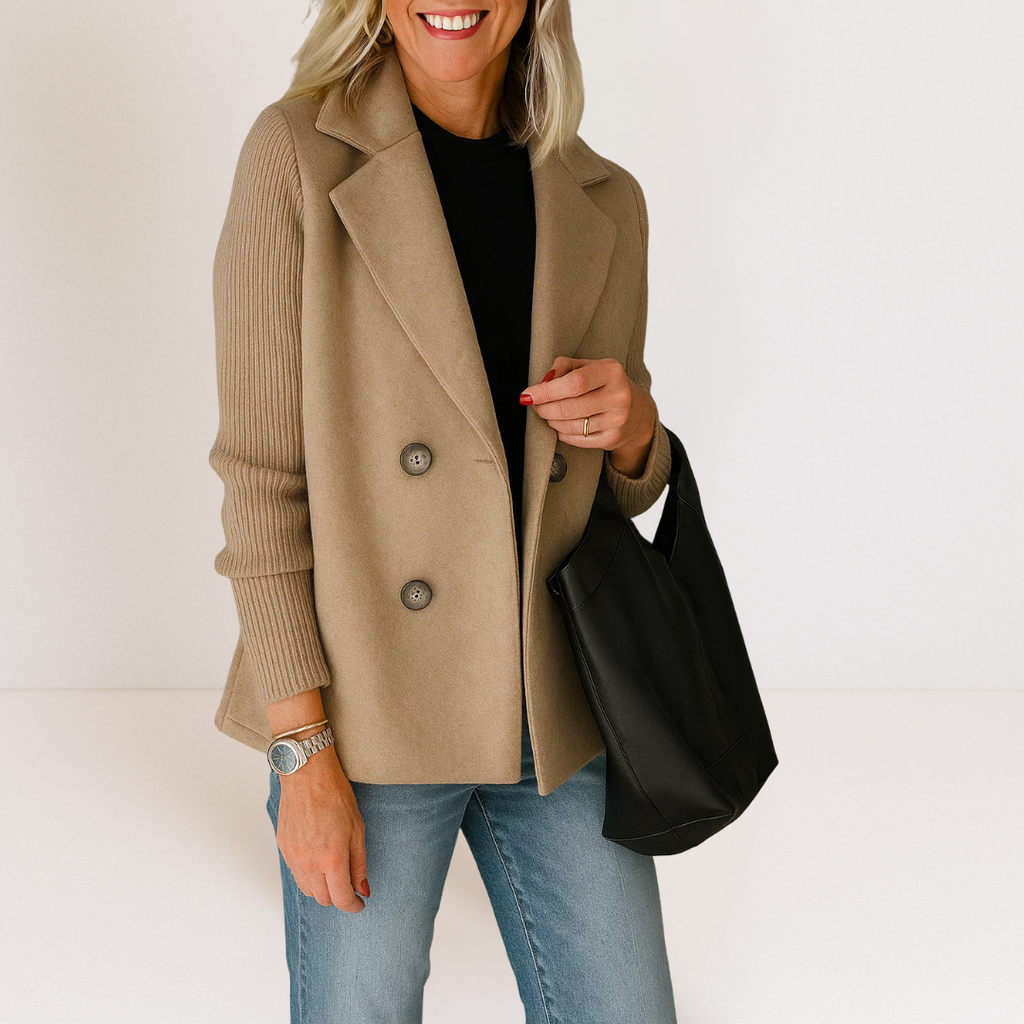 Charlotte Knit Sleeve Blazer