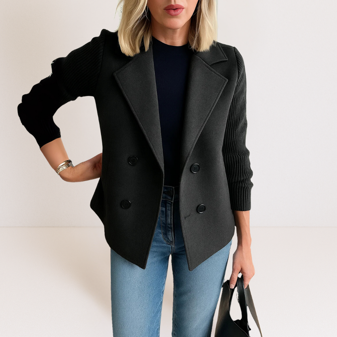 Charlotte Knit Sleeve Blazer