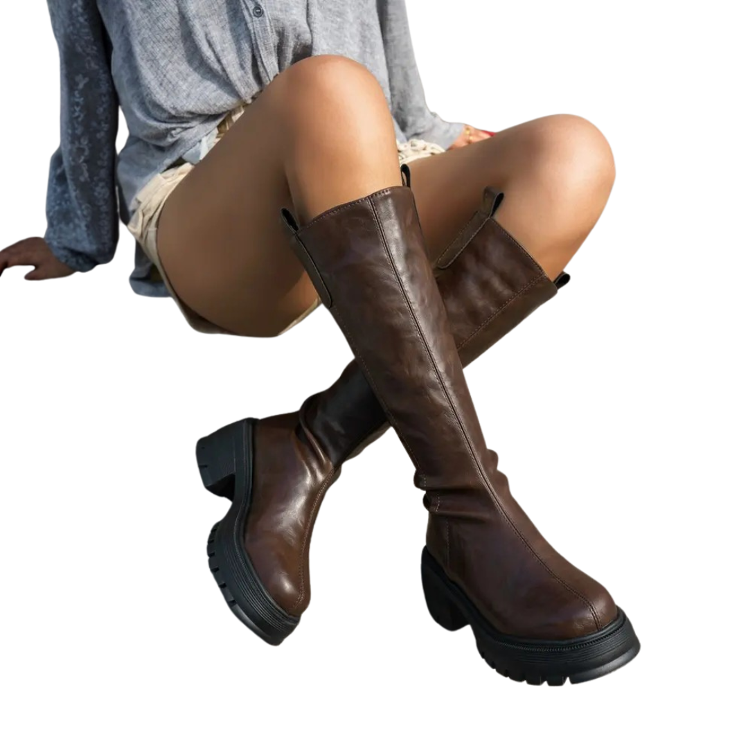 Sharon Cozy Fleece Lined Tall Shaft Boots
