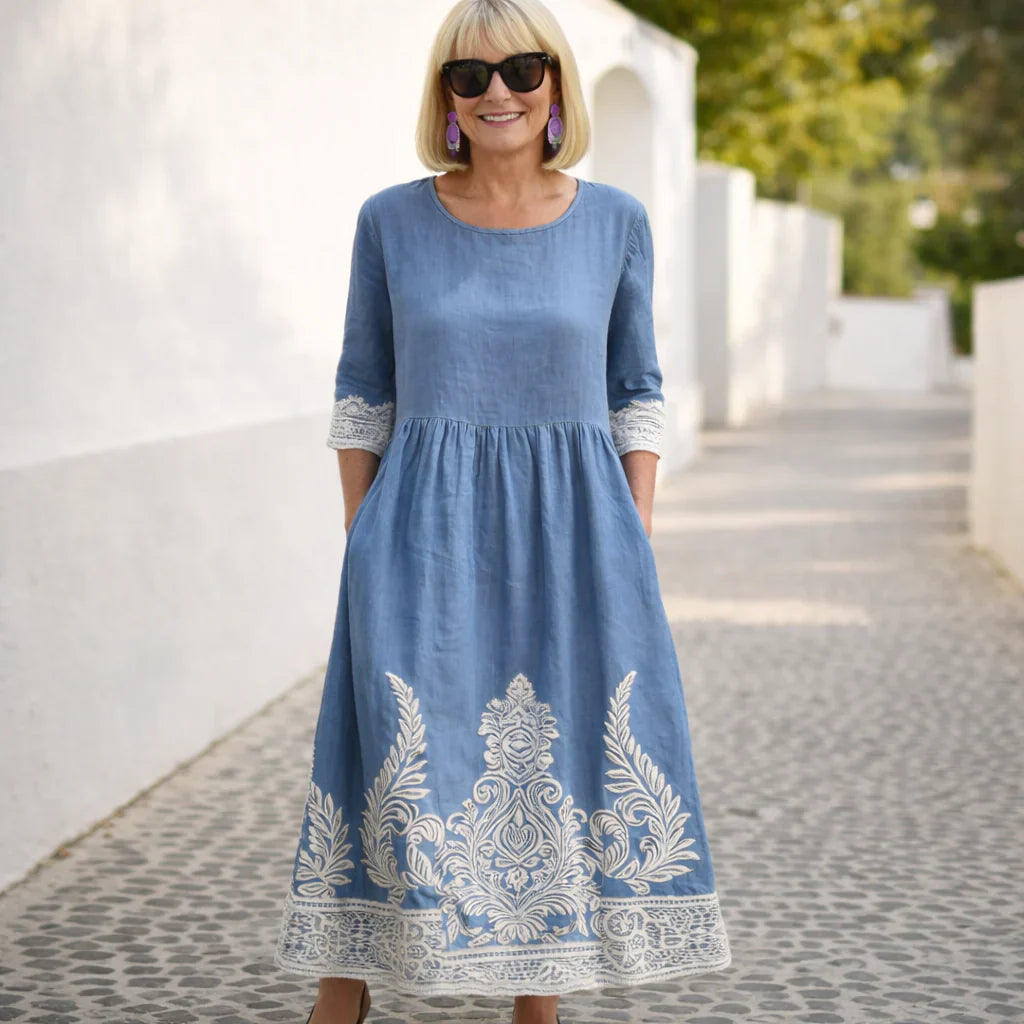 Olivia Elegant Floral Dress