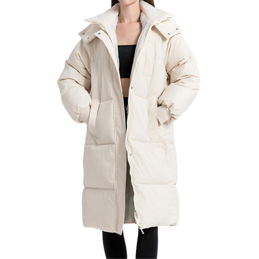 Louise Cozy Oversized Hooded Long Puffer Coat