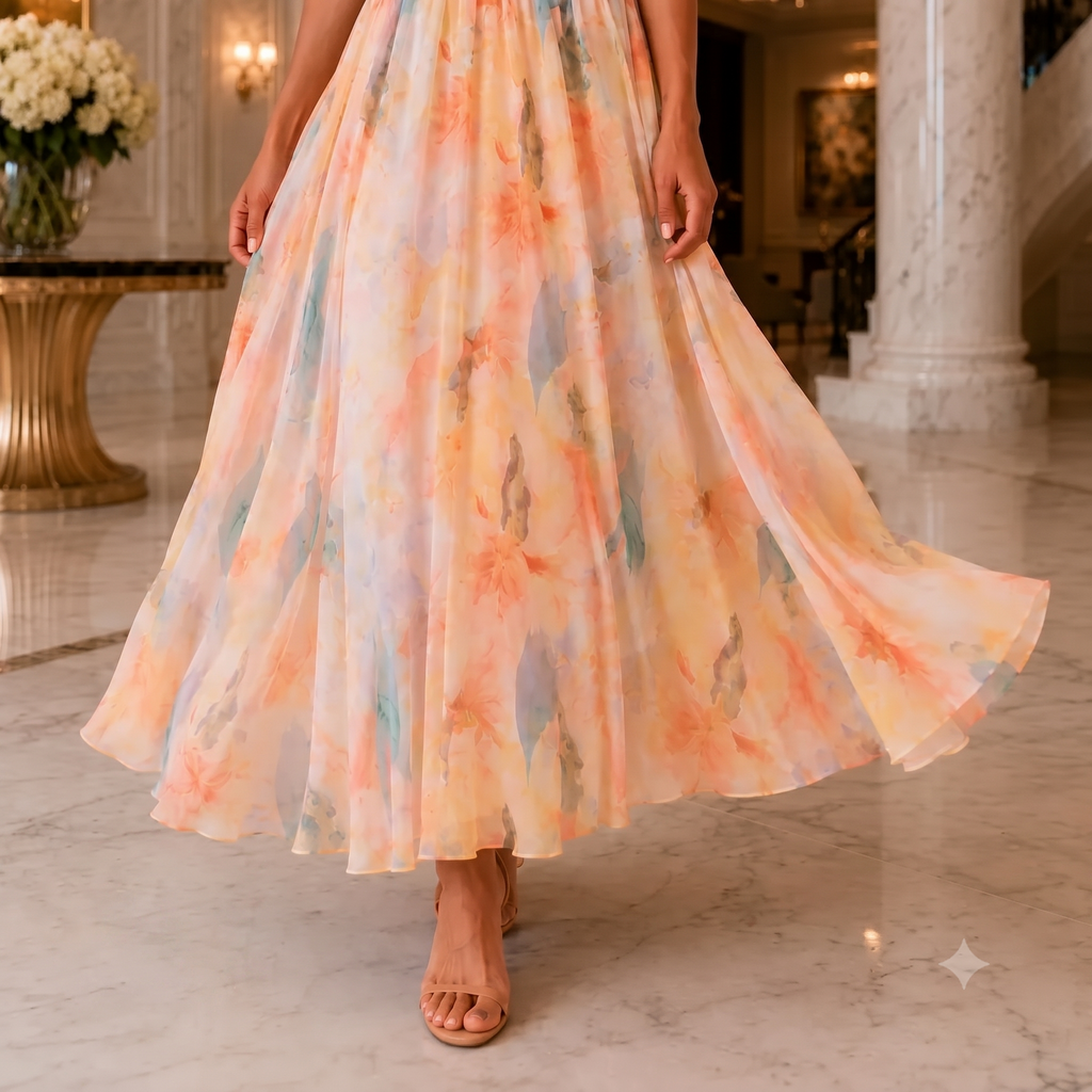 Fiona Soft Halter Midi Dress