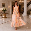 Fiona Soft Halter Midi Dress