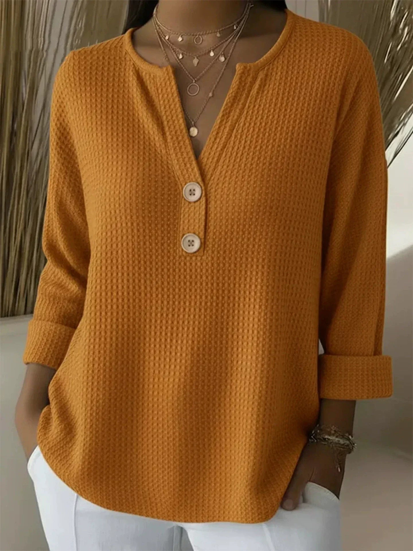 Valerie V-Neck Polo Jumper