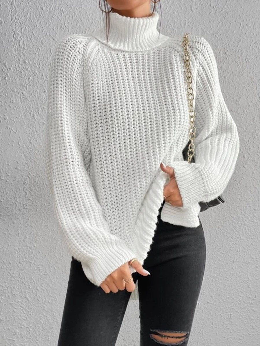 Nora Soft Knit Turtleneck Sweater
