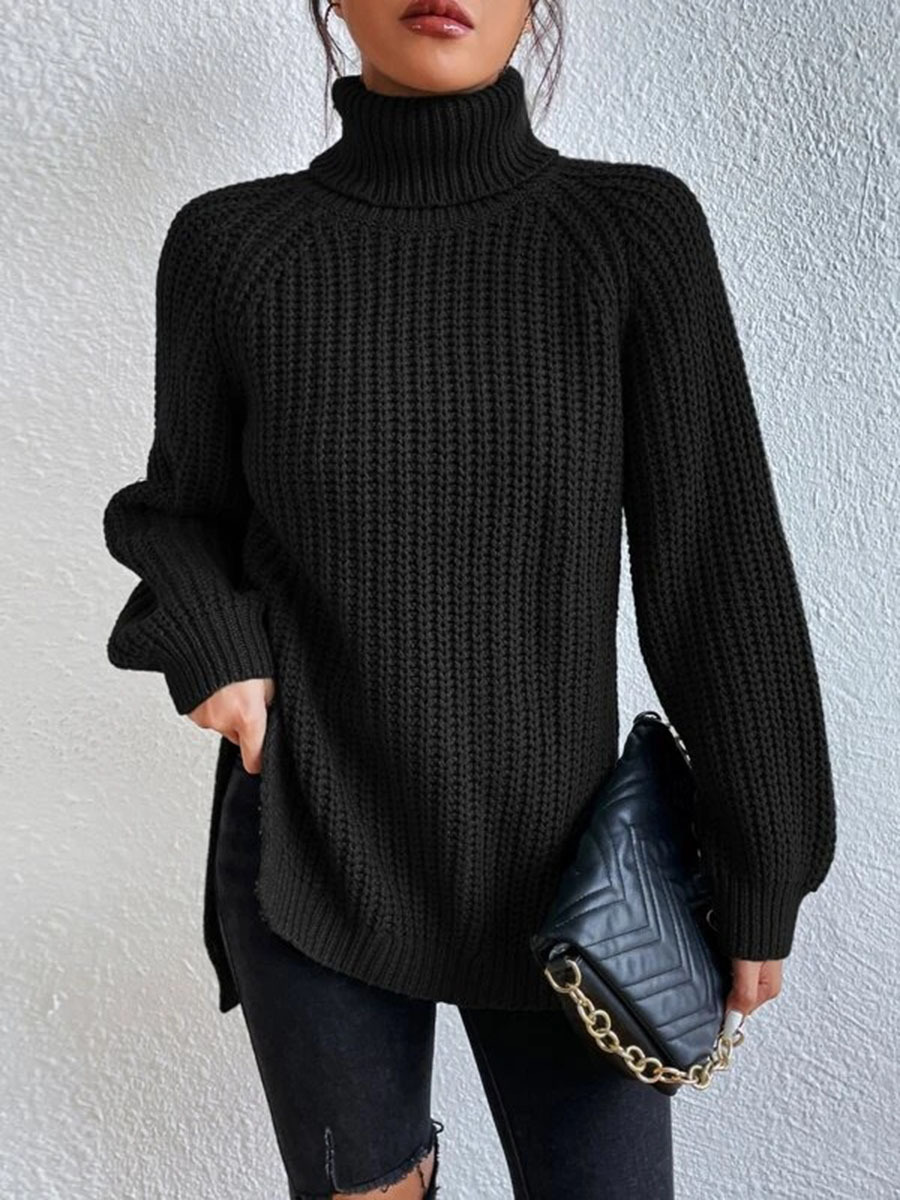 Nora Soft Knit Turtleneck Sweater
