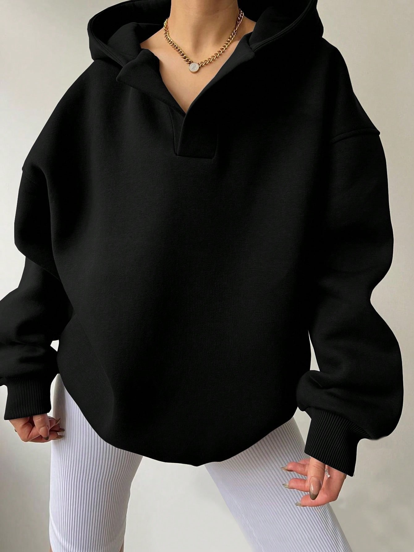 Elspeth Cozy Oversized Fleece Hoodie