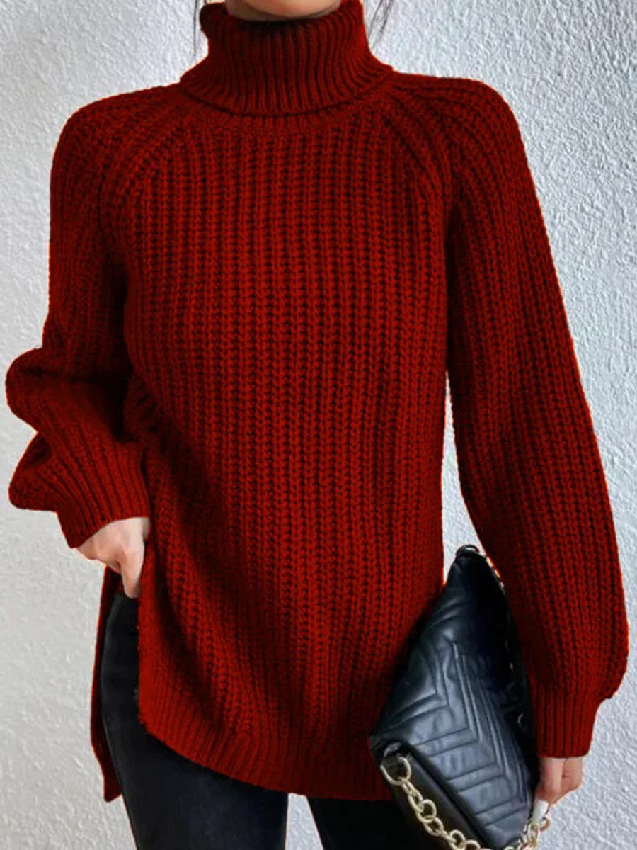 Nora Soft Knit Turtleneck Sweater