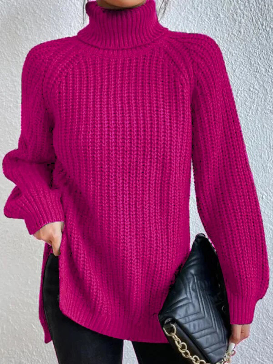 Nora Soft Knit Turtleneck Sweater