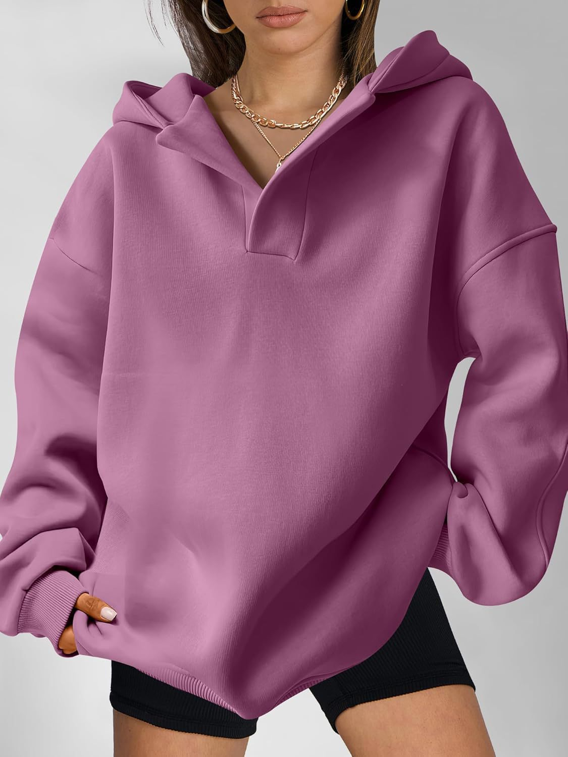 Elspeth Cozy Oversized Fleece Hoodie
