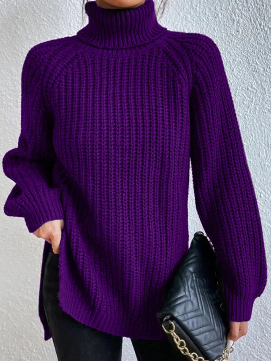 Nora Soft Knit Turtleneck Sweater