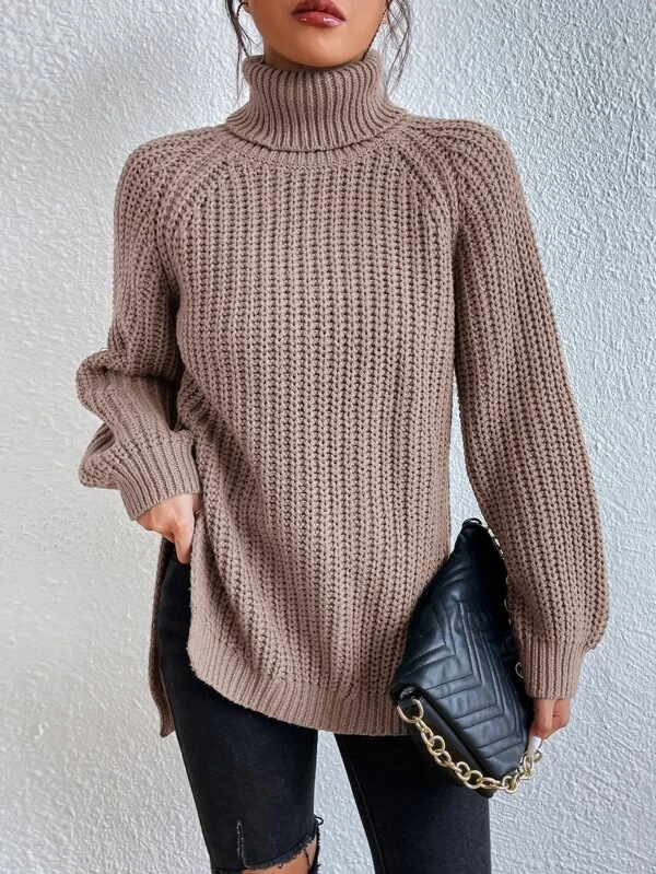 Nora Soft Knit Turtleneck Sweater