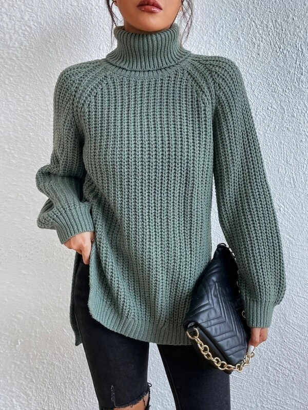 Nora Soft Knit Turtleneck Sweater