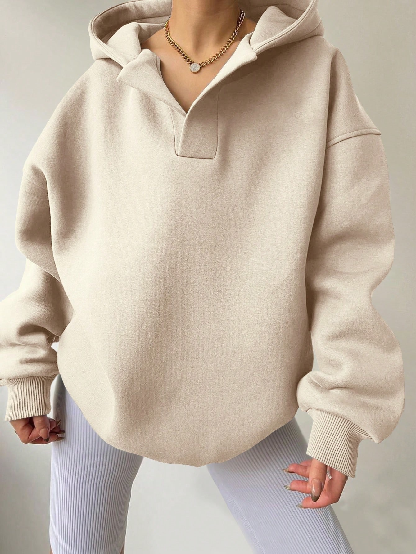 Elspeth Cozy Oversized Fleece Hoodie