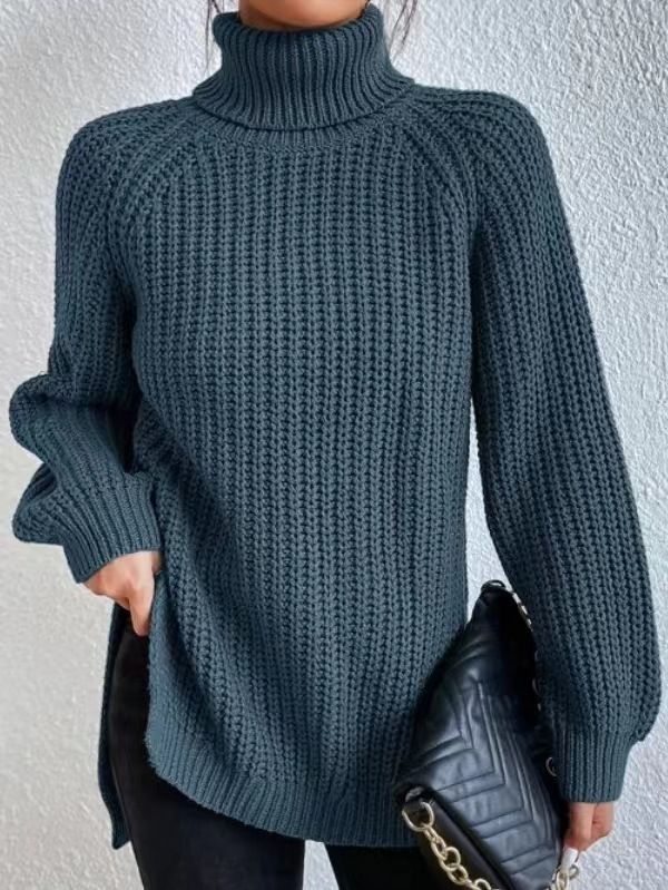 Nora Soft Knit Turtleneck Sweater