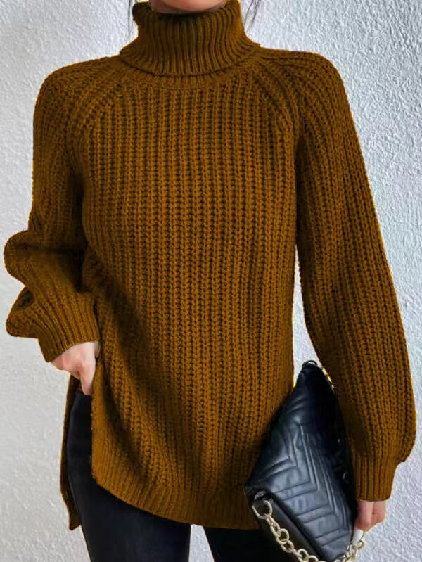 Nora Soft Knit Turtleneck Sweater