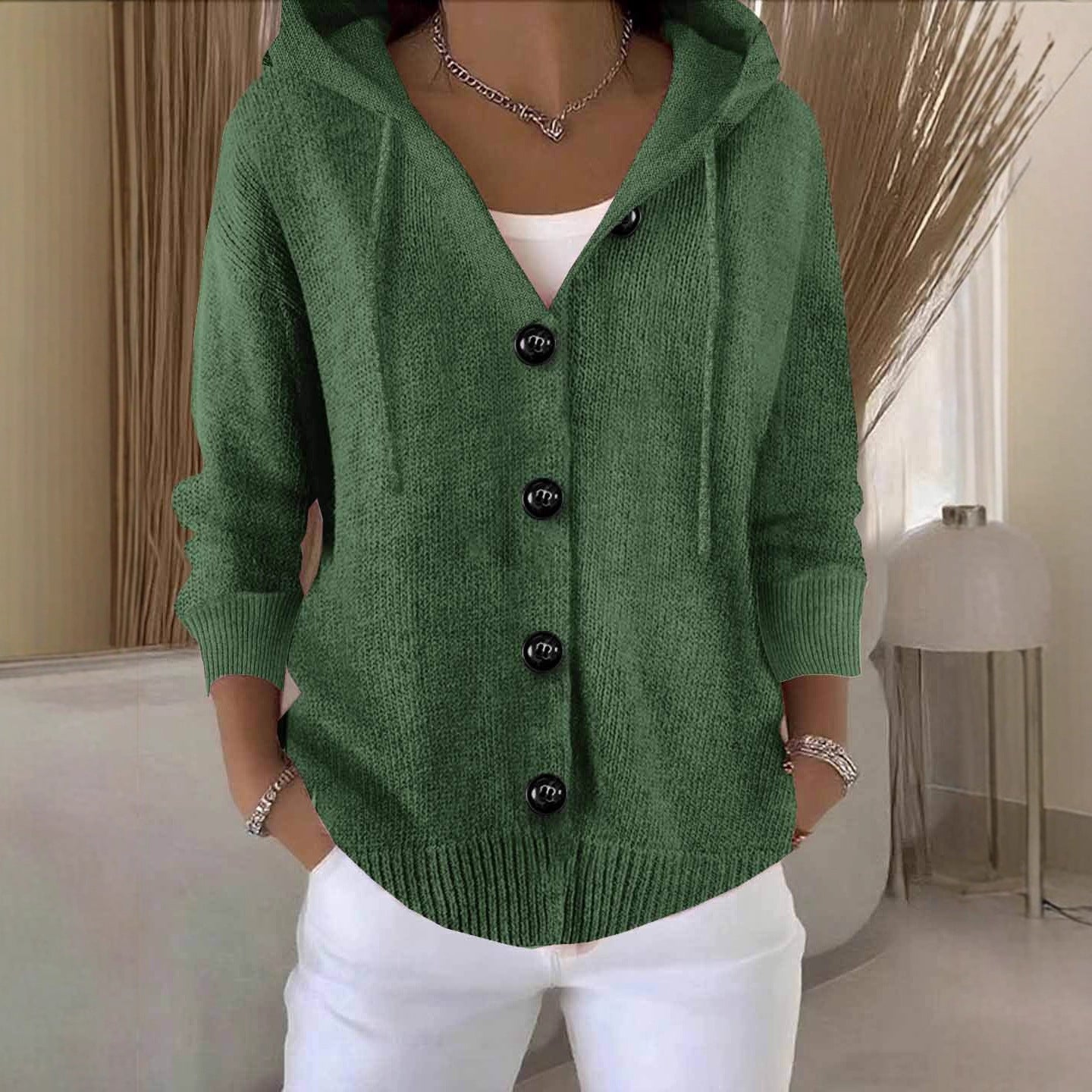Dorothy Cozy Hooded Cardigan
