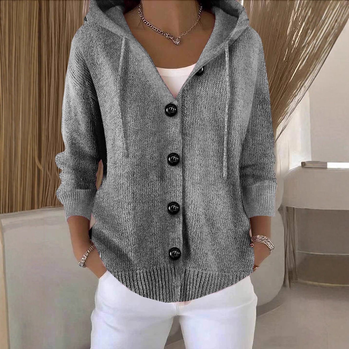 Dorothy Cozy Hooded Cardigan