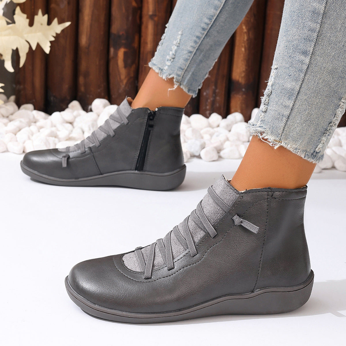 Sandrine Premium Comfy Autumn Boots
