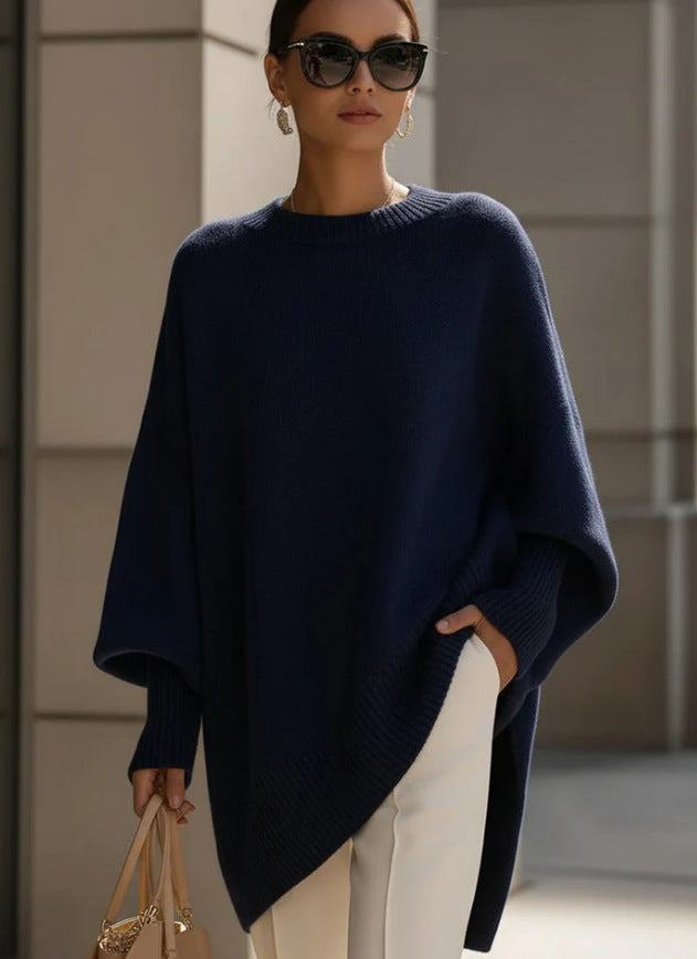 Adrienne Oversize-Poncho-Pullover