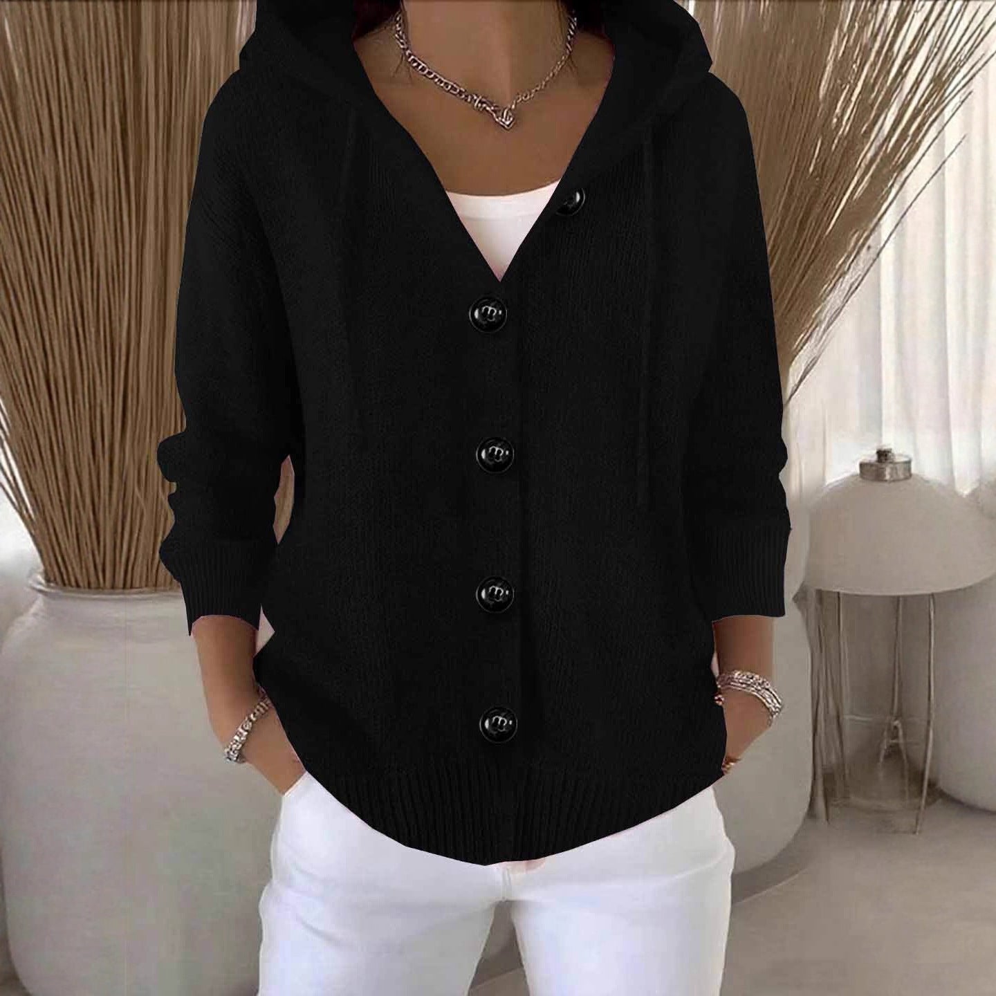 Dorothy Cozy Hooded Cardigan