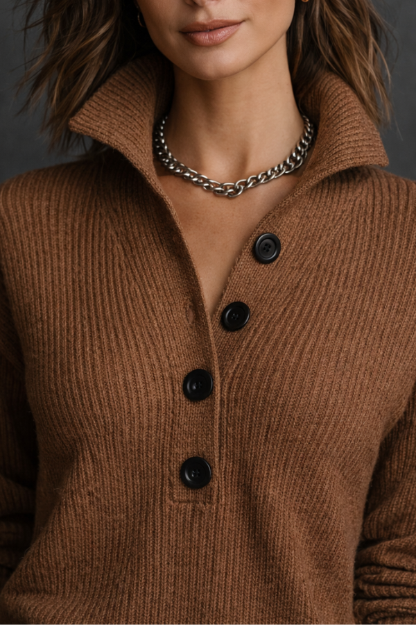 Pauline Mid-Length Sweater Dress