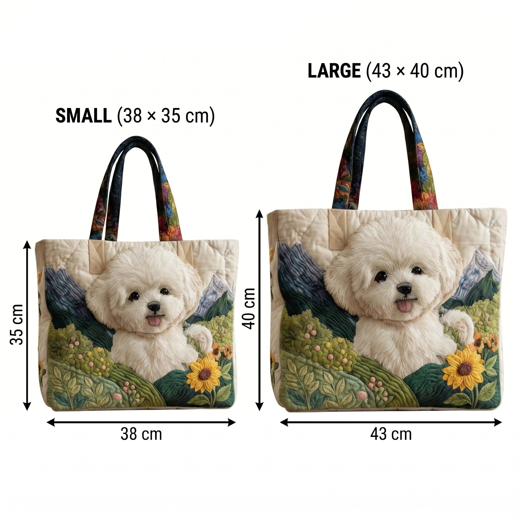 Rachel Enchanted Dog Quilted Artisan Bag
