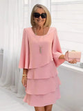 Anika Elegant Comfort Ruffle Dress