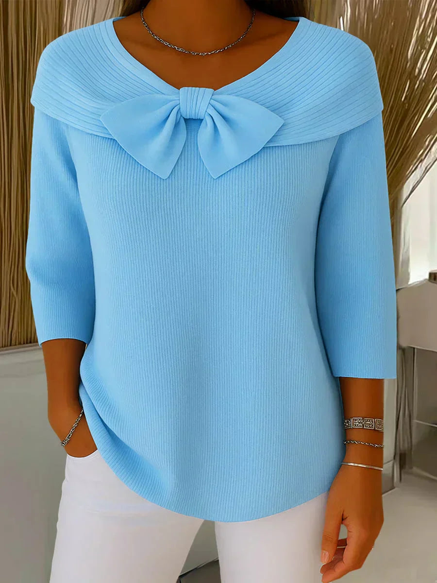 Patricia Elegant Jumper with Bow